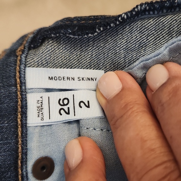 Ann Taylor Loft Women's Modern Skinny Jeans Size 2 - Picture 9 of 12